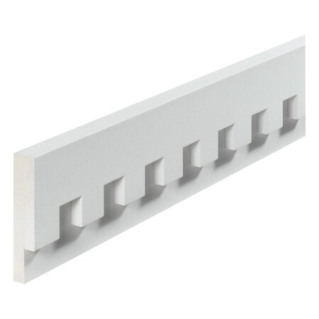 Ekena Millwork 7"W x 2 1/4"T/S x 1 5/8"P, 12' Length, Dentil Fascia Moulding MLD330-12